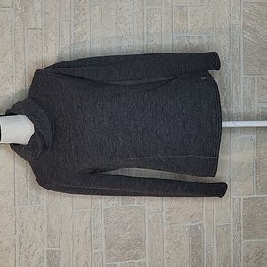 KUHL ATHENA Wool Blend Cowl Neck Pullover Charcoal